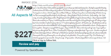 Quickbooks popup