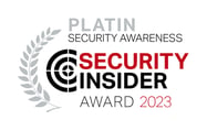 Platin Security Awareness Security Insider Award 2023